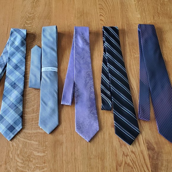 Bundle - Five Men's Silk Ties - Picture 1 of 2
